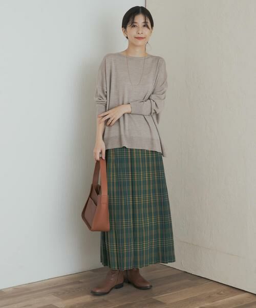 URBAN RESEARCH DOORS / アーバンリサーチ ドアーズ スカート | 『一部WEB限定カラー』チェックプリーツスカート | 詳細16