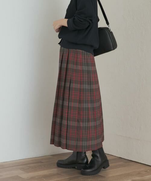 URBAN RESEARCH DOORS / アーバンリサーチ ドアーズ スカート | 『一部WEB限定カラー』チェックプリーツスカート | 詳細19