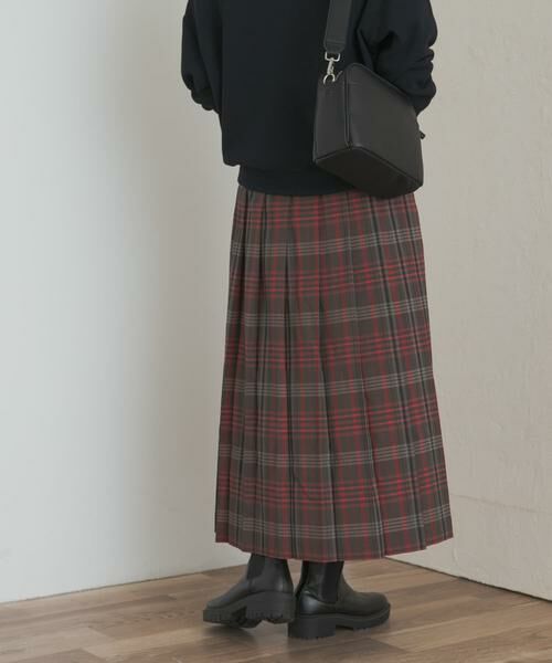 URBAN RESEARCH DOORS / アーバンリサーチ ドアーズ スカート | 『一部WEB限定カラー』チェックプリーツスカート | 詳細20