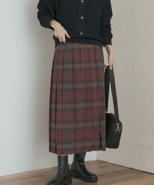 URBAN RESEARCH DOORS / アーバンリサーチ ドアーズ スカート | 『一部WEB限定カラー』チェックプリーツスカート | 詳細21