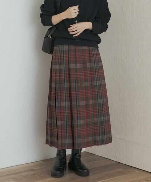 URBAN RESEARCH DOORS / アーバンリサーチ ドアーズ スカート | 『一部WEB限定カラー』チェックプリーツスカート | 詳細22