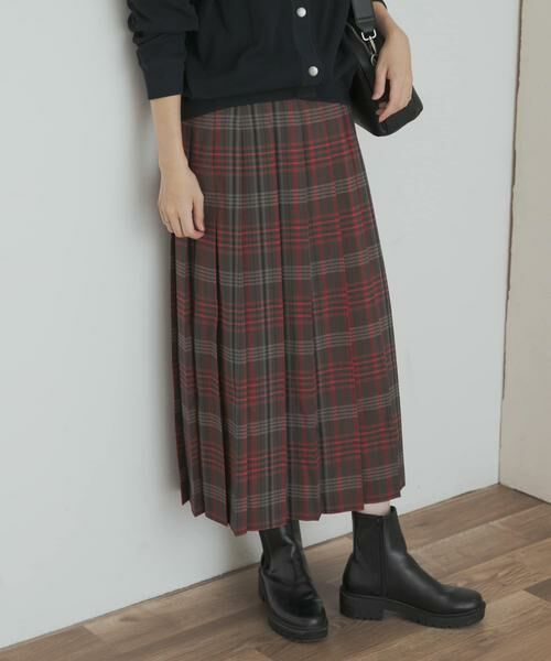 URBAN RESEARCH DOORS / アーバンリサーチ ドアーズ スカート | 『一部WEB限定カラー』チェックプリーツスカート | 詳細23
