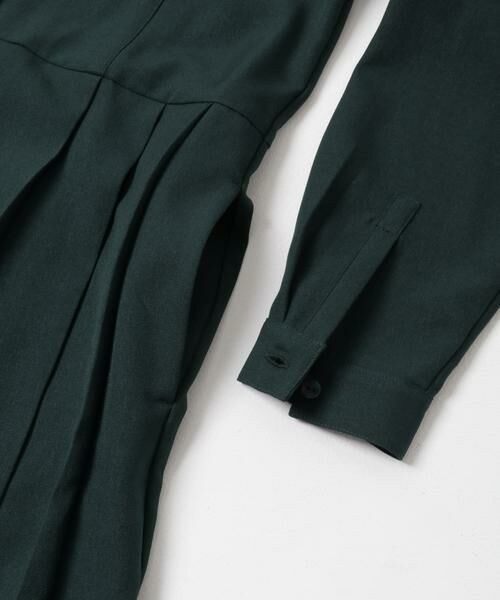 URBAN RESEARCH DOORS / アーバンリサーチ ドアーズ ワンピース | 『一部WEB限定カラー』『UR TECH SMOOTHLUXE』サイドプリーツ切替ワンピース | 詳細10