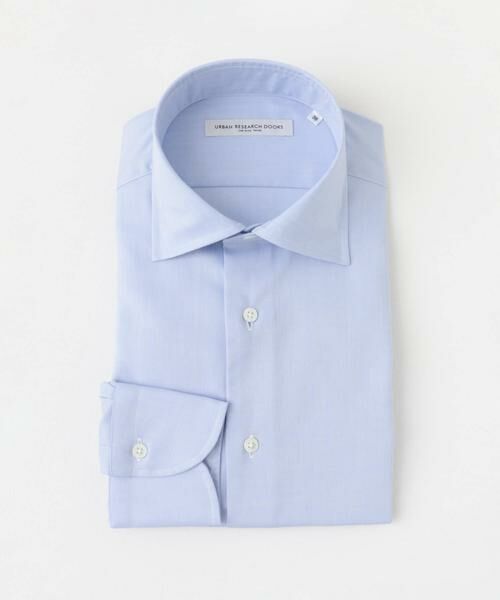 URBAN RESEARCH DOORS/アーバンリサーチ ドアーズ LIFE STYLE TAILOR セミワイドヘリンボンシャツ ブルー 41