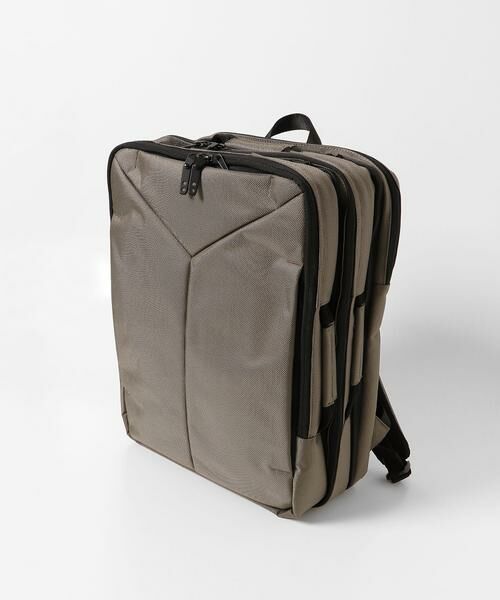 URBAN RESEARCH DOORS/アーバンリサーチ ドアーズ S.M.L. 3-LAYER BACK PACK グレー - URBAN RESEARCH DOORS/アーバンリサーチ ドアーズ S.M.L. 3-LAYER BACK PACK グレー -