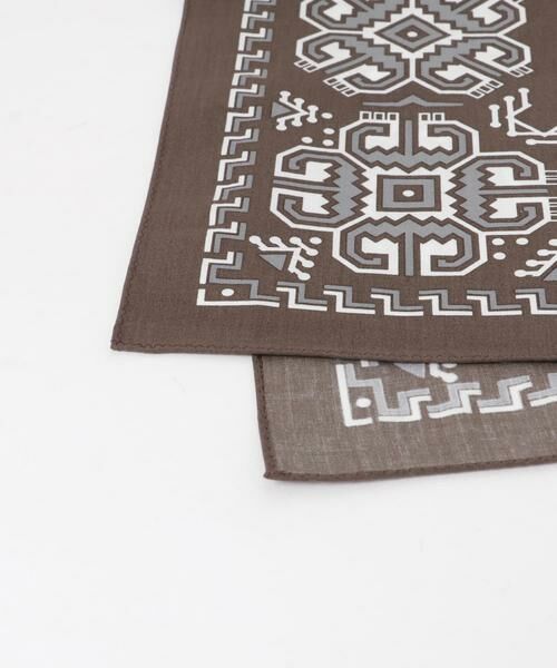 URBAN RESEARCH DOORS / アーバンリサーチ ドアーズ ハンカチ | LIFE STYLE TAILOR　コットンシルクネッカチーフ | 詳細5