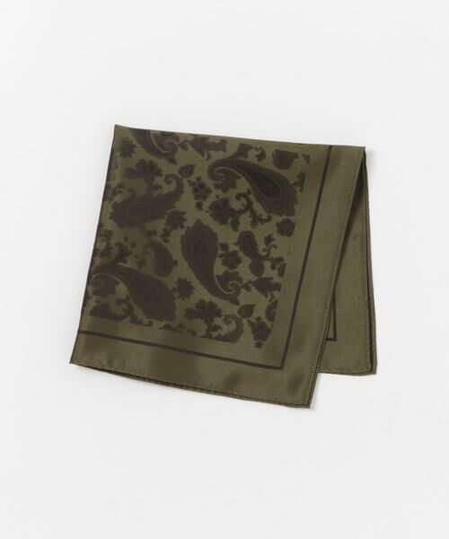URBAN RESEARCH DOORS / アーバンリサーチ ドアーズ ハンカチ | LIFE STYLE TAILOR　シルクジャガード四面チーフ | 詳細1