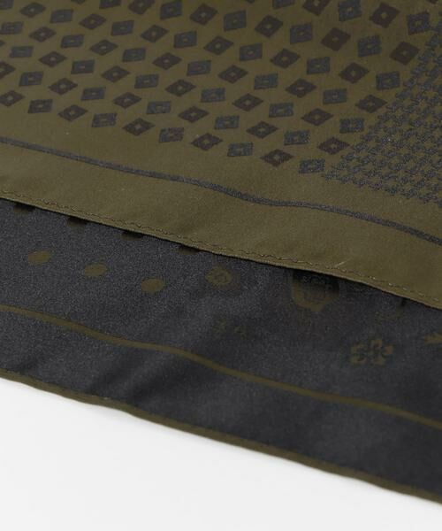 URBAN RESEARCH DOORS / アーバンリサーチ ドアーズ ハンカチ | LIFE STYLE TAILOR　シルクジャガード四面チーフ | 詳細2