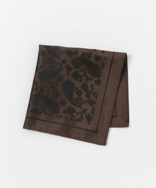 URBAN RESEARCH DOORS / アーバンリサーチ ドアーズ ハンカチ | LIFE STYLE TAILOR　シルクジャガード四面チーフ | 詳細3