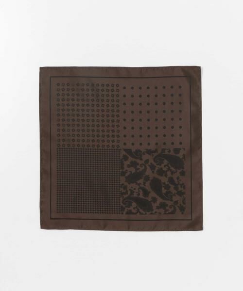 URBAN RESEARCH DOORS / アーバンリサーチ ドアーズ ハンカチ | LIFE STYLE TAILOR　シルクジャガード四面チーフ | 詳細4