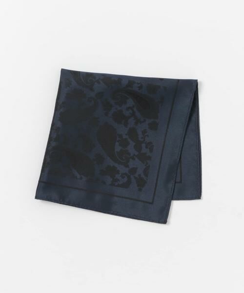 URBAN RESEARCH DOORS / アーバンリサーチ ドアーズ ハンカチ | LIFE STYLE TAILOR　シルクジャガード四面チーフ | 詳細6