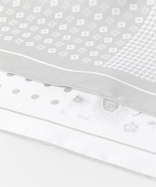 URBAN RESEARCH DOORS / アーバンリサーチ ドアーズ ハンカチ | LIFE STYLE TAILOR　シルクジャガード四面チーフ | 詳細9