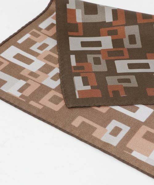 URBAN RESEARCH DOORS / アーバンリサーチ ドアーズ ハンカチ | LIFE STYLE TAILOR　シルクプリントチーフ | 詳細4