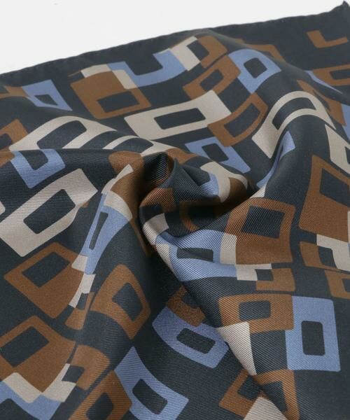 URBAN RESEARCH DOORS / アーバンリサーチ ドアーズ ハンカチ | LIFE STYLE TAILOR　シルクプリントチーフ | 詳細7