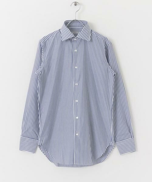 URBAN RESEARCH DOORS / アーバンリサーチ ドアーズ シャツ・ブラウス | 『イージーケア』LIFE STYLE TAILOR セミワイドストライプシャツ | 詳細1