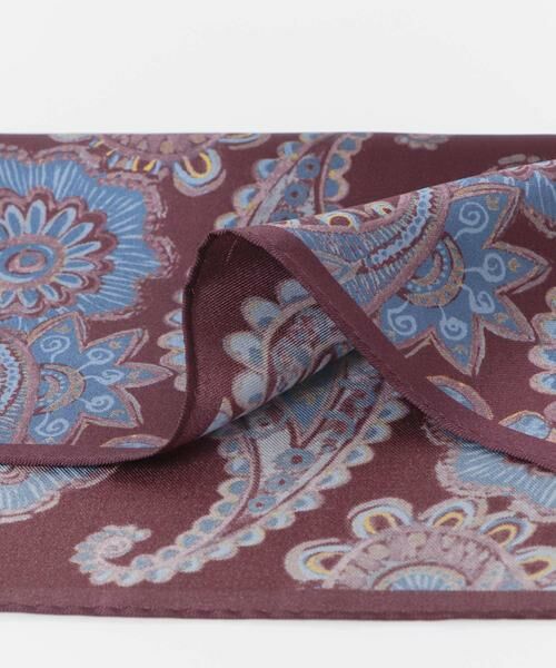 URBAN RESEARCH DOORS / アーバンリサーチ ドアーズ ハンカチ | LIFE STYLE TAILOR　シルクプリントチーフ1 | 詳細3