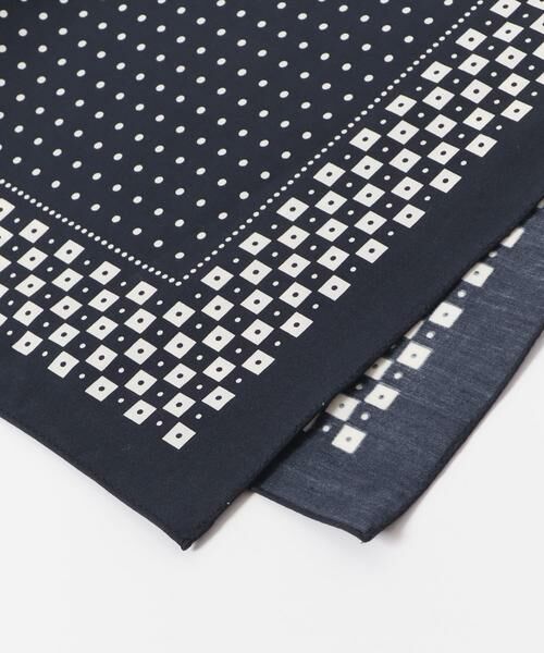 URBAN RESEARCH DOORS / アーバンリサーチ ドアーズ ハンカチ | LIFE STYLE TAILOR　コットンシルクドット柄ネッカチーフ | 詳細6