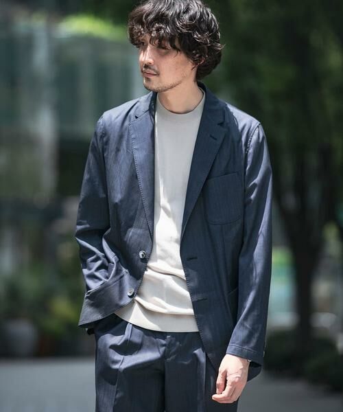 URBAN RESEARCH DOORS / アーバンリサーチ ドアーズ その他アウター | 『イージーケア』LIFE STYLE TAILOR　インディゴライクイージージャケット | 詳細1
