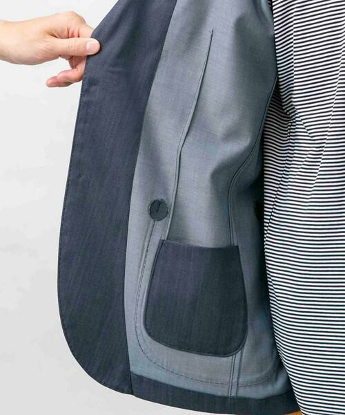 URBAN RESEARCH DOORS / アーバンリサーチ ドアーズ その他アウター | 『イージーケア』LIFE STYLE TAILOR　インディゴライクイージージャケット | 詳細18