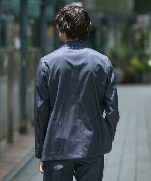URBAN RESEARCH DOORS / アーバンリサーチ ドアーズ その他アウター | 『イージーケア』LIFE STYLE TAILOR　インディゴライクイージージャケット | 詳細4