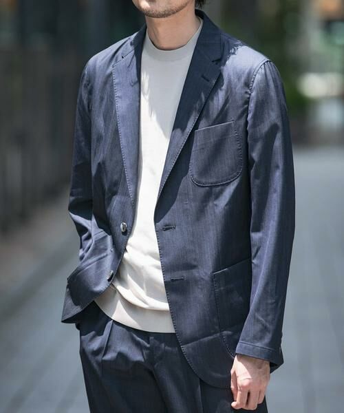 URBAN RESEARCH DOORS / アーバンリサーチ ドアーズ その他アウター | 『イージーケア』LIFE STYLE TAILOR　インディゴライクイージージャケット | 詳細5