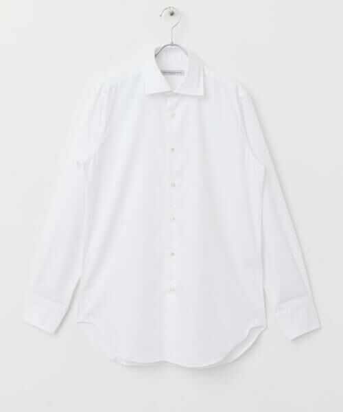 URBAN RESEARCH DOORS / アーバンリサーチ ドアーズ シャツ・ブラウス | 『イージーケア』LIFE STYLE TAILOR セミワイド無地ツイルシャツ | 詳細1