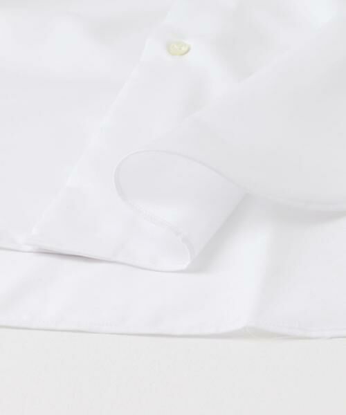 URBAN RESEARCH DOORS / アーバンリサーチ ドアーズ シャツ・ブラウス | 『イージーケア』LIFE STYLE TAILOR セミワイド無地ツイルシャツ | 詳細3