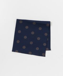 URBAN RESEARCH DOORS / アーバンリサーチ ドアーズ ハンカチ | LIFE STYLE TAILOR　ドット柄コットンハンカチ