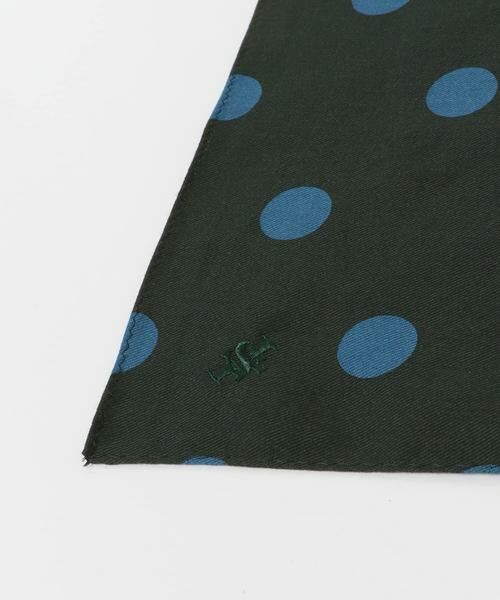 URBAN RESEARCH DOORS / アーバンリサーチ ドアーズ ハンカチ | LIFE STYLE TAILOR　ドット柄コットンハンカチ | 詳細2