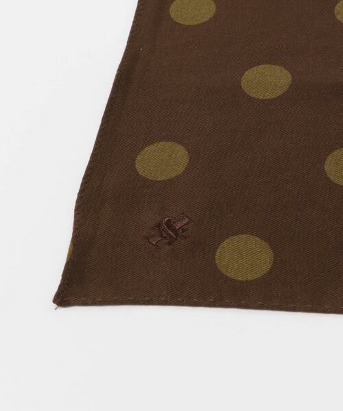 URBAN RESEARCH DOORS / アーバンリサーチ ドアーズ ハンカチ | LIFE STYLE TAILOR　ドット柄コットンハンカチ | 詳細4