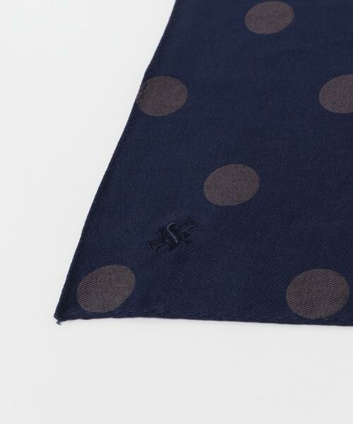 URBAN RESEARCH DOORS / アーバンリサーチ ドアーズ ハンカチ | LIFE STYLE TAILOR　ドット柄コットンハンカチ | 詳細6