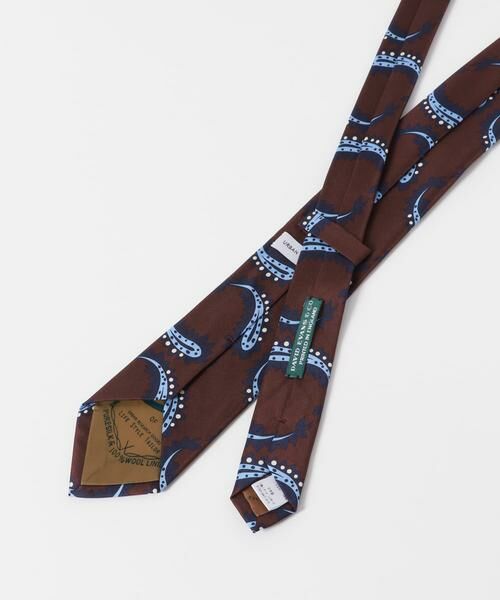URBAN RESEARCH DOORS / アーバンリサーチ ドアーズ ネクタイ | LIFE STYLE TAILOR　DAVID EVANS シルクプリントタイ2 | 詳細4