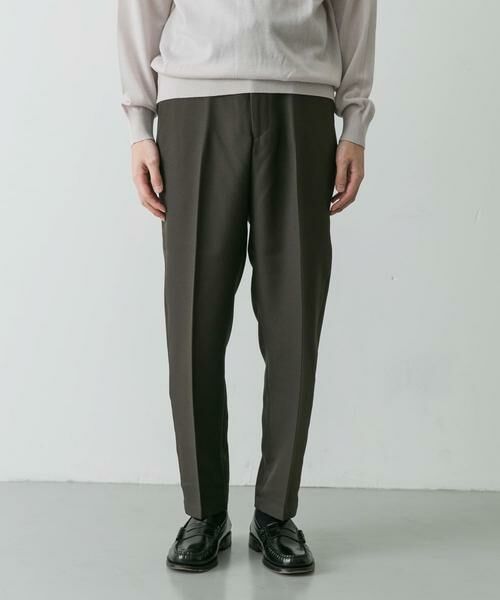 URBAN RESEARCH DOORS / アーバンリサーチ ドアーズ スラックス・ドレスパンツ | 『イージーケア』LIFE STYLE TAILOR　ウールライクツイルコンフォータブルパンツ | 詳細11