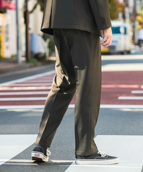 URBAN RESEARCH DOORS / アーバンリサーチ ドアーズ スラックス・ドレスパンツ | 『イージーケア』LIFE STYLE TAILOR　ウールライクツイルコンフォータブルパンツ | 詳細2