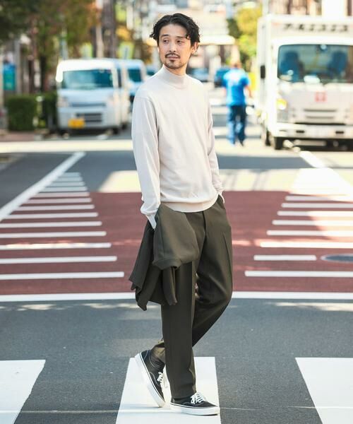 URBAN RESEARCH DOORS / アーバンリサーチ ドアーズ スラックス・ドレスパンツ | 『イージーケア』LIFE STYLE TAILOR　ウールライクツイルコンフォータブルパンツ | 詳細6