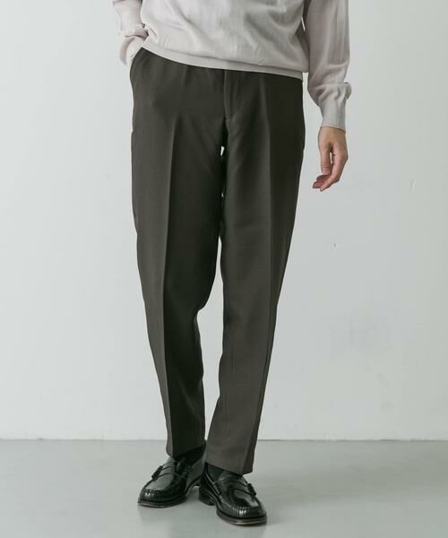 URBAN RESEARCH DOORS / アーバンリサーチ ドアーズ スラックス・ドレスパンツ | 『イージーケア』LIFE STYLE TAILOR　ウールライクツイルコンフォータブルパンツ | 詳細8