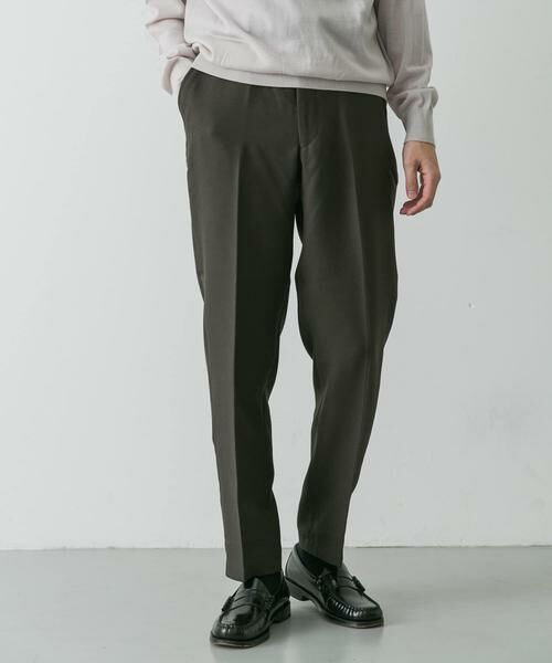 URBAN RESEARCH DOORS / アーバンリサーチ ドアーズ スラックス・ドレスパンツ | 『イージーケア』LIFE STYLE TAILOR　ウールライクツイルコンフォータブルパンツ | 詳細9