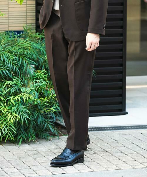 URBAN RESEARCH DOORS / アーバンリサーチ ドアーズ スラックス・ドレスパンツ | 『イージーケア』LIFE STYLE TAILOR　ウールライクツイルコンフォータブルパンツ | 詳細16