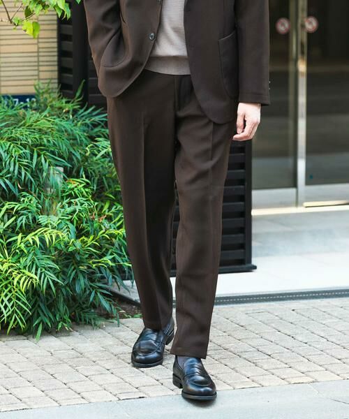 URBAN RESEARCH DOORS / アーバンリサーチ ドアーズ スラックス・ドレスパンツ | 『イージーケア』LIFE STYLE TAILOR　ウールライクツイルコンフォータブルパンツ | 詳細18