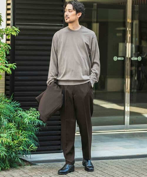 URBAN RESEARCH DOORS / アーバンリサーチ ドアーズ スラックス・ドレスパンツ | 『イージーケア』LIFE STYLE TAILOR　ウールライクツイルコンフォータブルパンツ | 詳細21