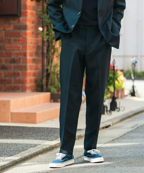 URBAN RESEARCH DOORS / アーバンリサーチ ドアーズ スラックス・ドレスパンツ | 『イージーケア』LIFE STYLE TAILOR　ウールライクツイルコンフォータブルパンツ | 詳細28