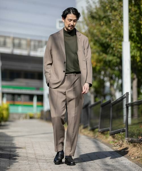 URBAN RESEARCH DOORS / アーバンリサーチ ドアーズ スラックス・ドレスパンツ | 『イージーケア』LIFE STYLE TAILOR　ブラッシュドウールライクコンフォータブルパンツ | 詳細4