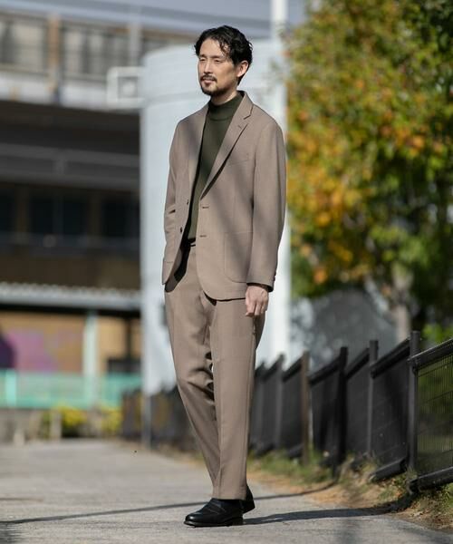 URBAN RESEARCH DOORS / アーバンリサーチ ドアーズ スラックス・ドレスパンツ | 『イージーケア』LIFE STYLE TAILOR　ブラッシュドウールライクコンフォータブルパンツ | 詳細5