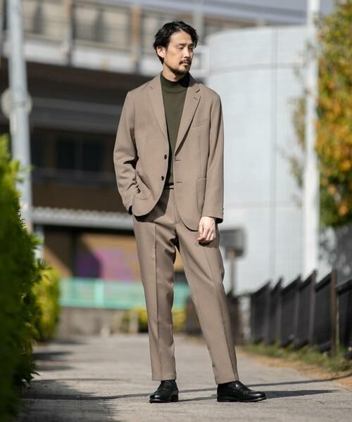 URBAN RESEARCH DOORS / アーバンリサーチ ドアーズ スラックス・ドレスパンツ | 『イージーケア』LIFE STYLE TAILOR　ブラッシュドウールライクコンフォータブルパンツ | 詳細6