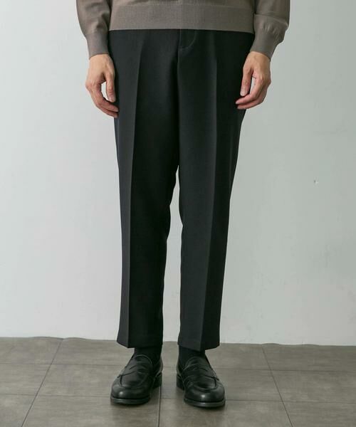 URBAN RESEARCH DOORS / アーバンリサーチ ドアーズ スラックス・ドレスパンツ | 『イージーケア』LIFE STYLE TAILOR　ブラッシュドウールライクコンフォータブルパンツ | 詳細23