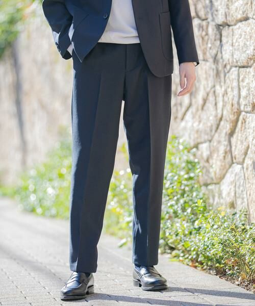 URBAN RESEARCH DOORS / アーバンリサーチ ドアーズ スラックス・ドレスパンツ | 『イージーケア』LIFE STYLE TAILOR　ブラッシュドウールライクコンフォータブルパンツ | 詳細15