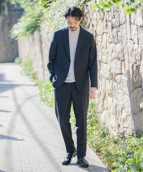 URBAN RESEARCH DOORS / アーバンリサーチ ドアーズ スラックス・ドレスパンツ | 『イージーケア』LIFE STYLE TAILOR　ブラッシュドウールライクコンフォータブルパンツ | 詳細17