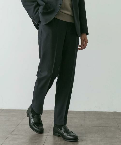 URBAN RESEARCH DOORS / アーバンリサーチ ドアーズ スラックス・ドレスパンツ | 『イージーケア』LIFE STYLE TAILOR　ブラッシュドウールライクコンフォータブルパンツ | 詳細21