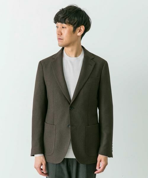 URBAN RESEARCH DOORS / アーバンリサーチ ドアーズ テーラードジャケット | 『イージーケア』LIFE STYLE TAILOR　バーズアイストレッチジャケット | 詳細7