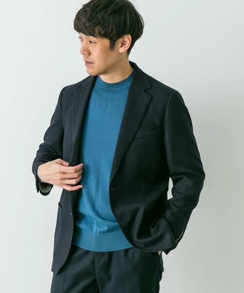 URBAN RESEARCH DOORS / アーバンリサーチ ドアーズ テーラードジャケット | 『イージーケア』LIFE STYLE TAILOR　バーズアイストレッチジャケット | 詳細14